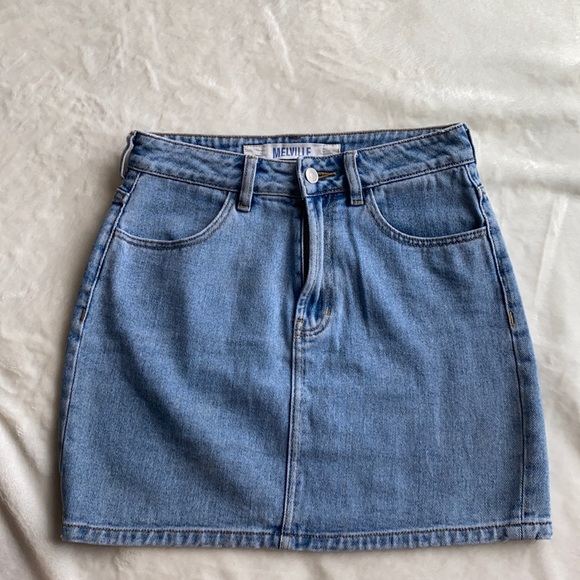 Brandy Melville Skirts Brandy Melville Jean Skirt Poshmark